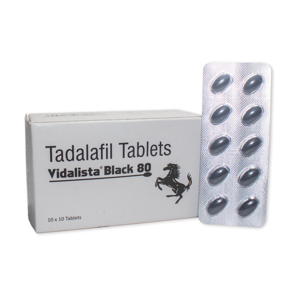 1 x Vidalista Black 80 mg, 10 tabletten